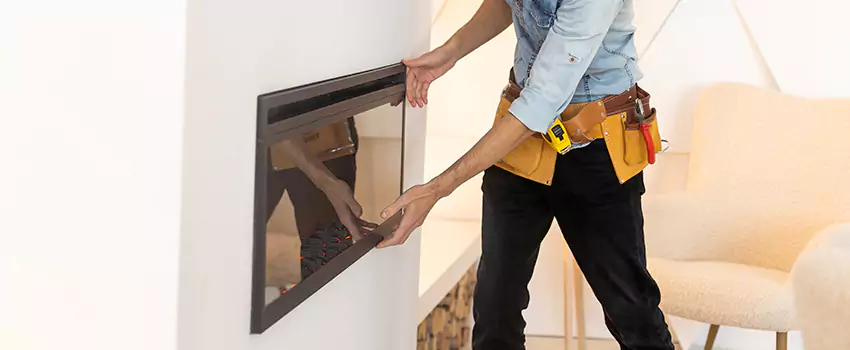 Metal Fireplace Installation in Smithtown, New York