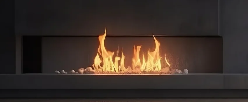 B-Vent Gas Fireplace Installation in Smithtown, NY