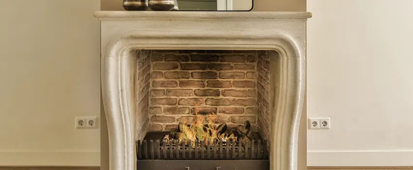 Vintage-style Fireplace Redesign in Smithtown, New York