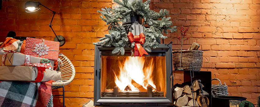 Travis Industries Linear Gas Fireplace Installation in Smithtown, New York