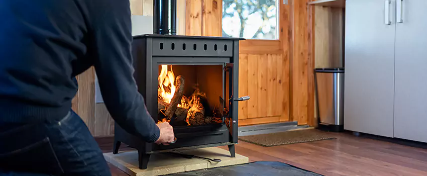 Open Hearth Wood Fireplace Installation in Smithtown, NY