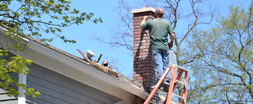Vinyl and PVC Chimney Flashing Installation in Smithtown, NY
