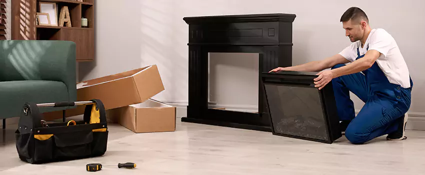 Old Rusted Metal Fireplace Repair And Replacement in Smithtown, NY